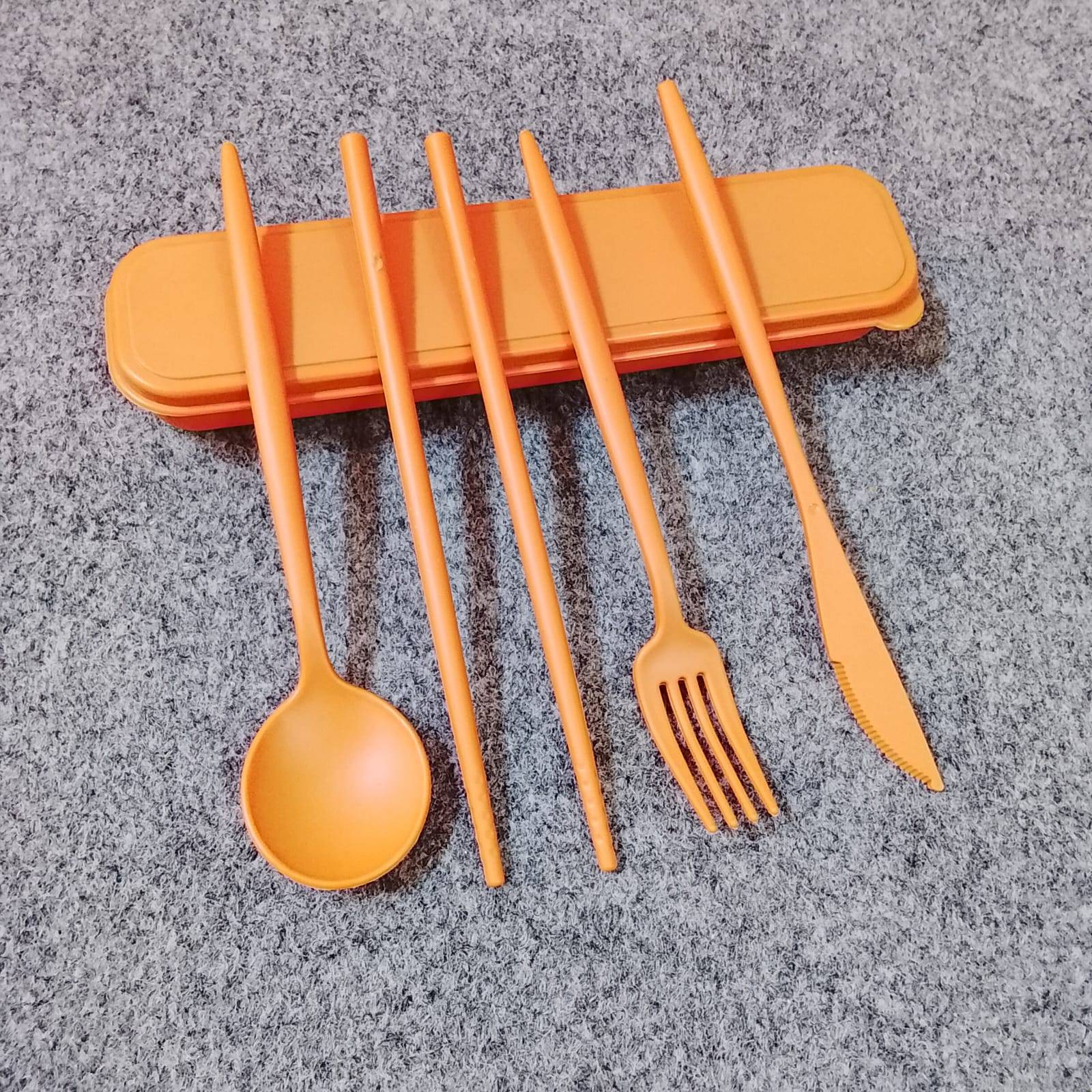 5 Piece Plastic Cutlery Set